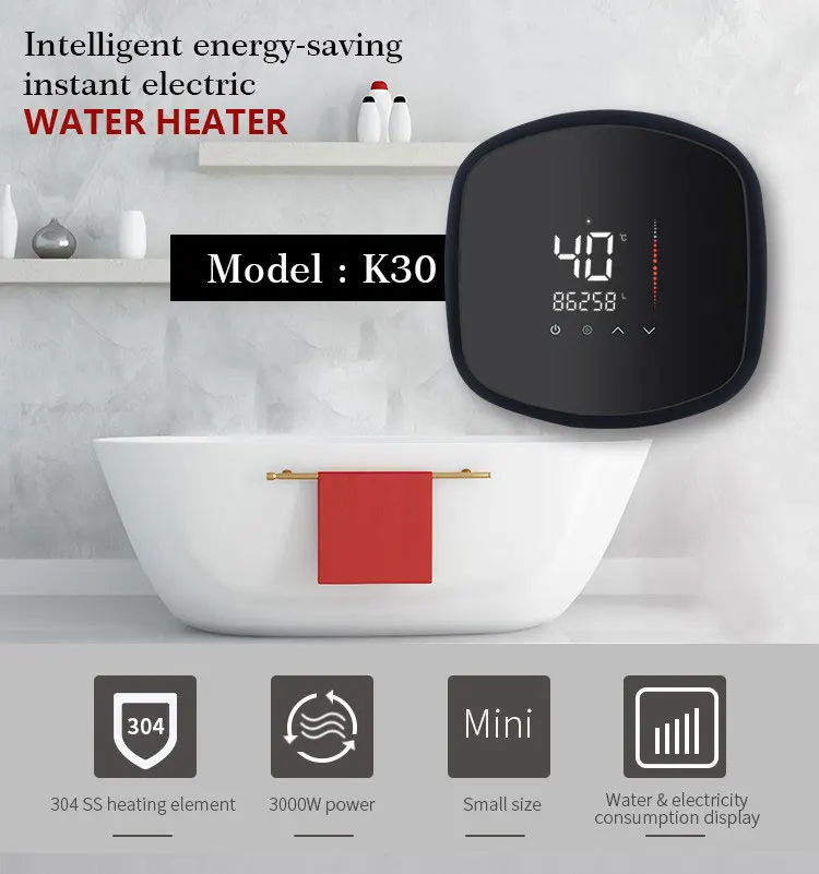 Ecofresh 3.5kW безопасный умный ce ванная комната горячий мгновенный Электрический проточный водонагреватель для душа