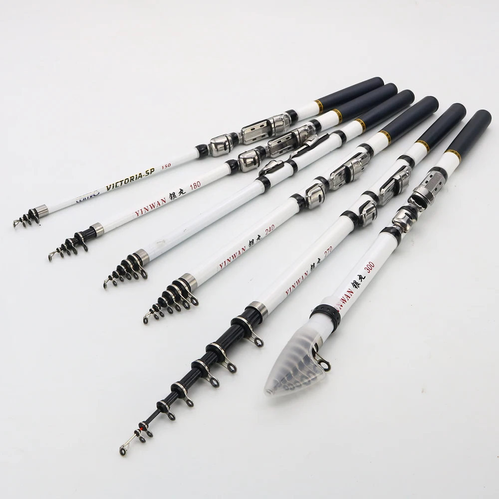 Telescopic Rock Fishing Rod Spinning Fly Carp Feeder Carbon Fiber Pesca 3m  2.7m 2.4m 2.1m 1.8m 1.5m Mini Travel Rod Reel Seat - Fishing Rods -  AliExpress