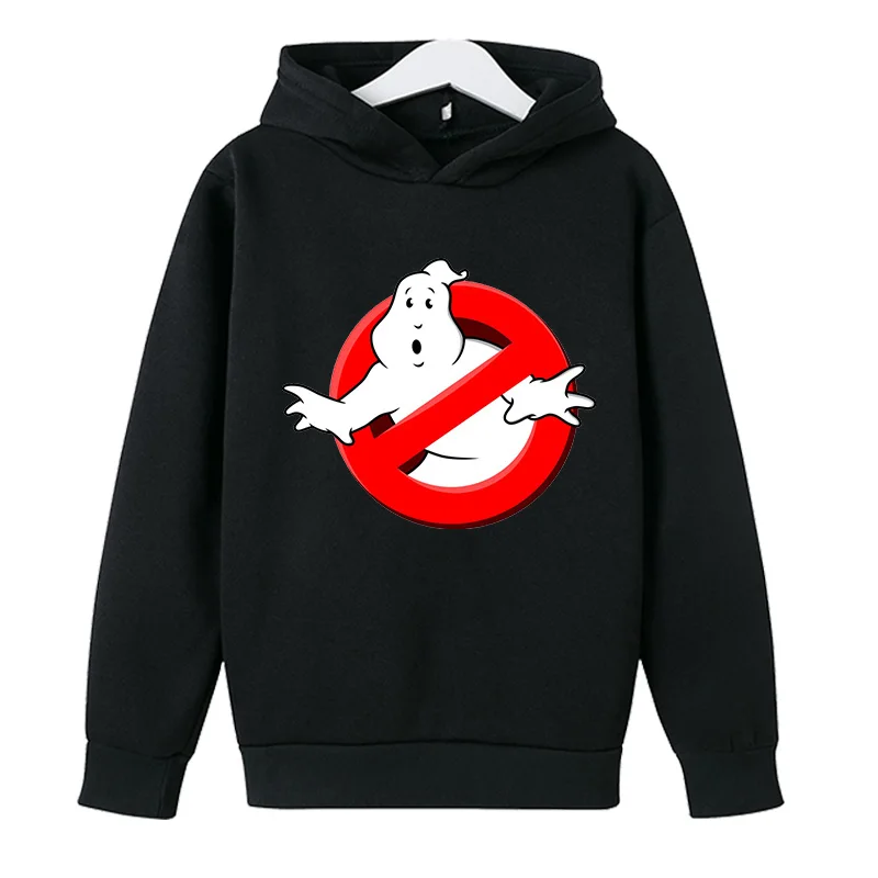 Ghostbusters 4-14 Year Old Boys Girls Hoodie Fun 2D Graphics Children's Pullover Sweatshirt Soft Fabric Design Spring Autumn hooded shirt for kids