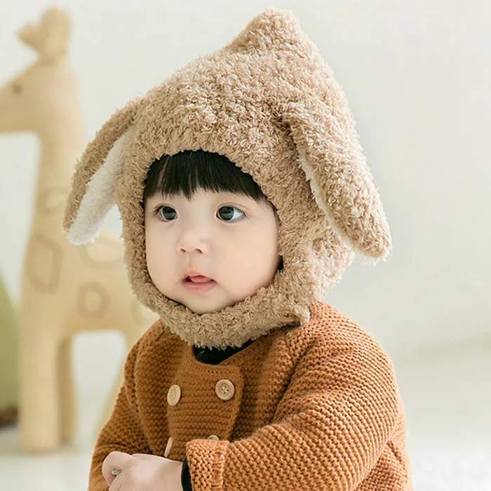 born baby accessories	 Baby hat autumn and winter children's warm ear protection and windproof baby plush hat 1-2 years old woolen hat best Baby Accessories Baby Accessories