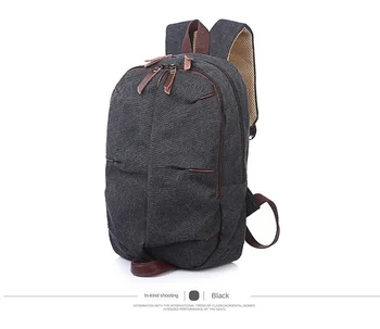 

Backpack and Men's College Wind Canvas Backpack Leisure Tourism Diagonal Multi-Function Breast Package Solid Unisex Zipper