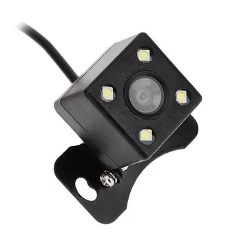 

Car Rear View Camera 4 LED Night Vision Reversing Auto Parking CCD HD Waterproof Degree 170 Monitor Video J4L9