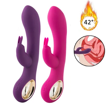 

10 Speed Smart Heating Dildo Vibtrator G spot Vagina Massager Clitoris Stimulator Warm Vibrator Sex Toys Masturbator for Adults