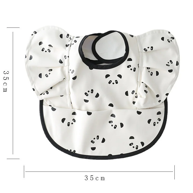 Baby Bibs Waterproof Infant Eating Apron Sleeveless Wings Art Smock for Kids Baby Stuff Chest Protection Feeding Bibs 0-3T baby accessories bag	