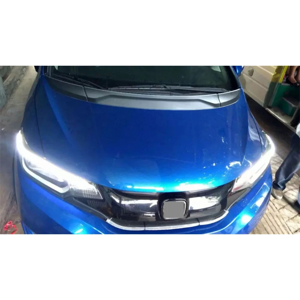 1 пара для Honda Fit Jazz 2015 2016 2017 2018 светодиодные дневные ходовые огни светильник