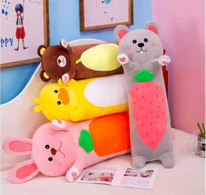 Kawaii Кролик игрушка плюшевые игрушки мягкие фрукты животное медведь кукла мягкая плюшевая подушка детская игрушка для девочек подарок на день рождения