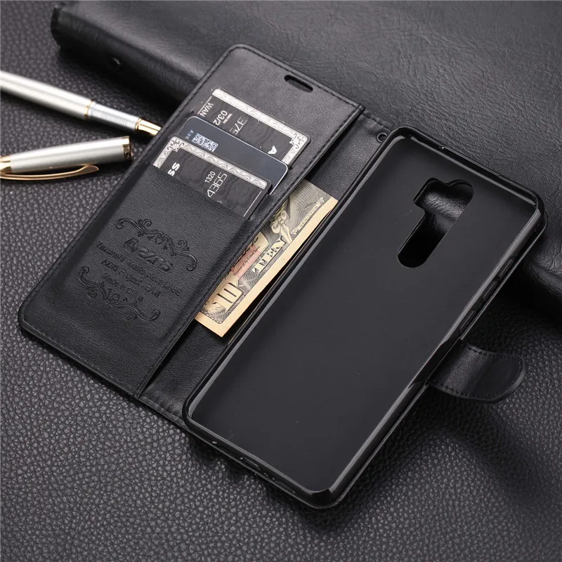 Для Xiaomi Redmi Note 8 Pro Чехол, Роскошный футляр из искусственной кожи телефонные чехлы для телефона Redmi Note 8 Pro Чехол кожаный чехол-книжка с защитным чехлом