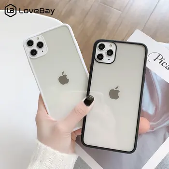

Lovebay Transparent Ultra Thin Shockproof Phone Case For iPhone 11 Pro X XR XS Max 8 7 6s Plus Solid Color Soft TPU Back Cover