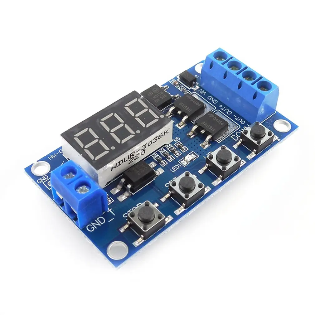 

HW-516 Trigger Cycle Timing Delay Switch Double MOS Tube Control Board 24V