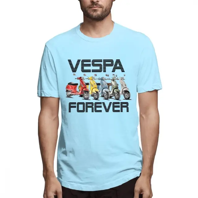 Camiseta personalizada Vespa Forever para hombre, con estampado para niño, algodón puro, nueva llegada|Camisetas| AliExpress