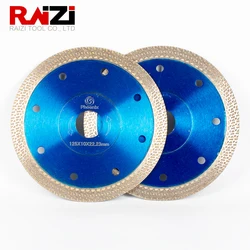 Raizi 1Pcs 125mm Turbo Diamond Tile Saw Blade Disc Porcelain Tile Ceramic  Cutting Blades For Angle Grinder Diamond Saw Blade