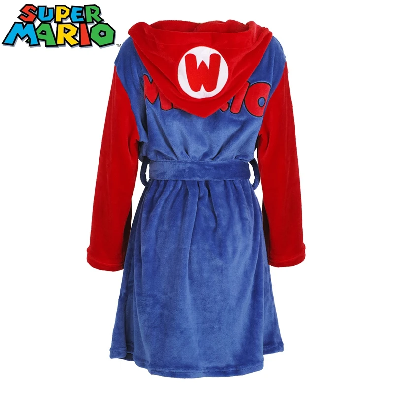 Игра Super Mario Bros. Банный халат; костюм Марио для косплея; ночной банный халат с героями мультфильмов для взрослых; одежда для сна; Пижама; купальный костюм