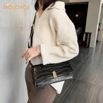 

Crocodile Pattern Bags Women Fashion Chain Handbag Quality PU Leather Cross-body Shoulder Messenger Bags Shoulder Handbags