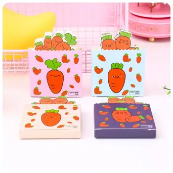 

2021Sharkbang Kawaii 80 Sheets Cute Carrot Daily Memo Pads Paper To Do List Note Kawaii Notepad Papelaria School Stationery