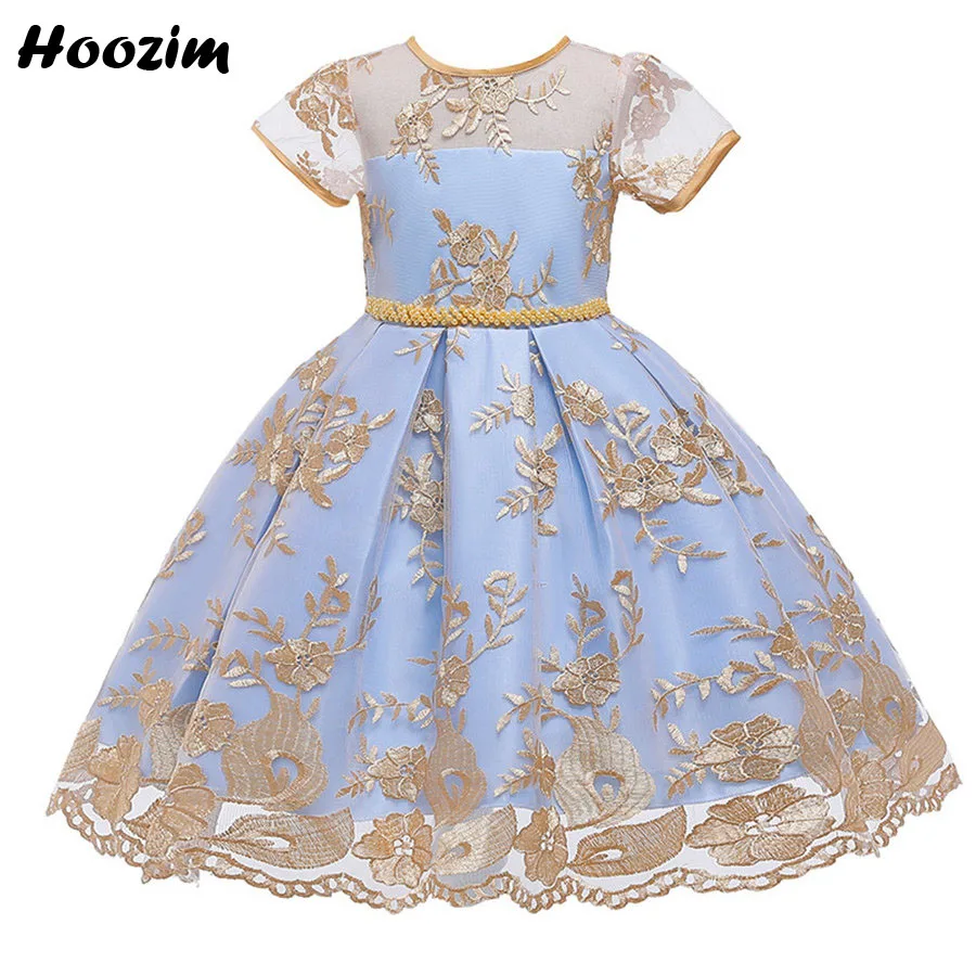 Класса люкс с открытой спиной вышивкой люрекс Цветочные Вечерние и платье для