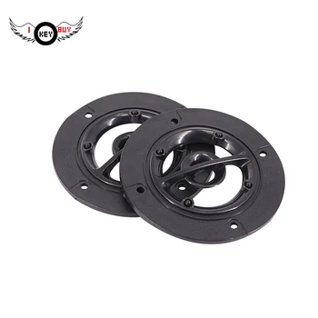 

I Key Buy 2Pcs 76.5mm Audio Car Speakers Protective Grille Circle DIY Decorative Speaker Accessories