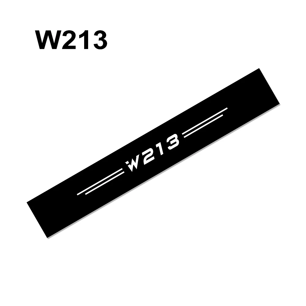 W213 Для Mercedes Benz W124 W126 W140 W168 W169 W176 W221 W177 W203 W205 W210 W211 W212 W213 W220 автомобилей спереди и сзади наклейки для ветрового стекла - Название цвета: W213