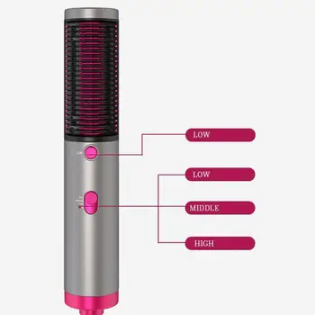 

Multifunctional Hair Straightener Hair Curlers Beard Straightener Styler Hot Air Comb Straight Volume Dual-use Style Hair Comb