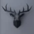 3D,Голова Оленя,Статуя,Декор Стен Комнаты,Скульптура,43*16*36 см,Миниатюрная Фигурка Животного,Современное Искусство,Аксессуары Для Украшения Дома