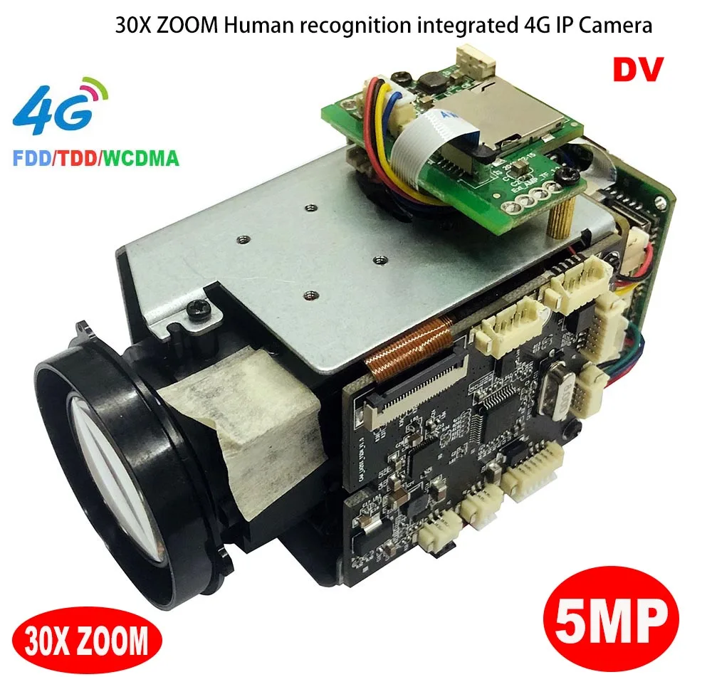 CamHipro 4G беспроводная 5MP 30X ZOOM Humanoid SONY IMX 335 IP камера DV регистратор поддержка SD MIC