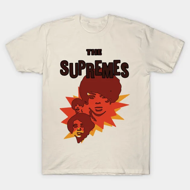 Мужская футболка The Supremes Motown Funk 70s ретро Винтажная Футболка женская |