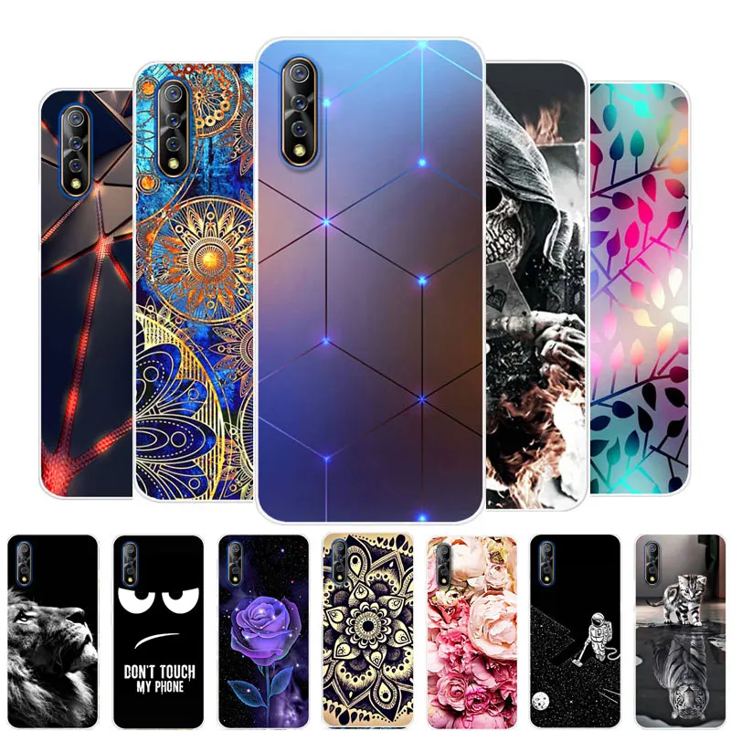 ДЛЯ Vivo S1 чехол на 1907 силиконовый ТПУ Мягкая задняя крышка для телефона S 1 VivoS1 6 38
