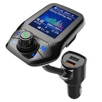 

Car MP3 Player Bluetooth Cigarette Lighter Charger Auto Dual USB Charge Vehicle Hand-free Music Car QC 3.0 Charger 12V Socket