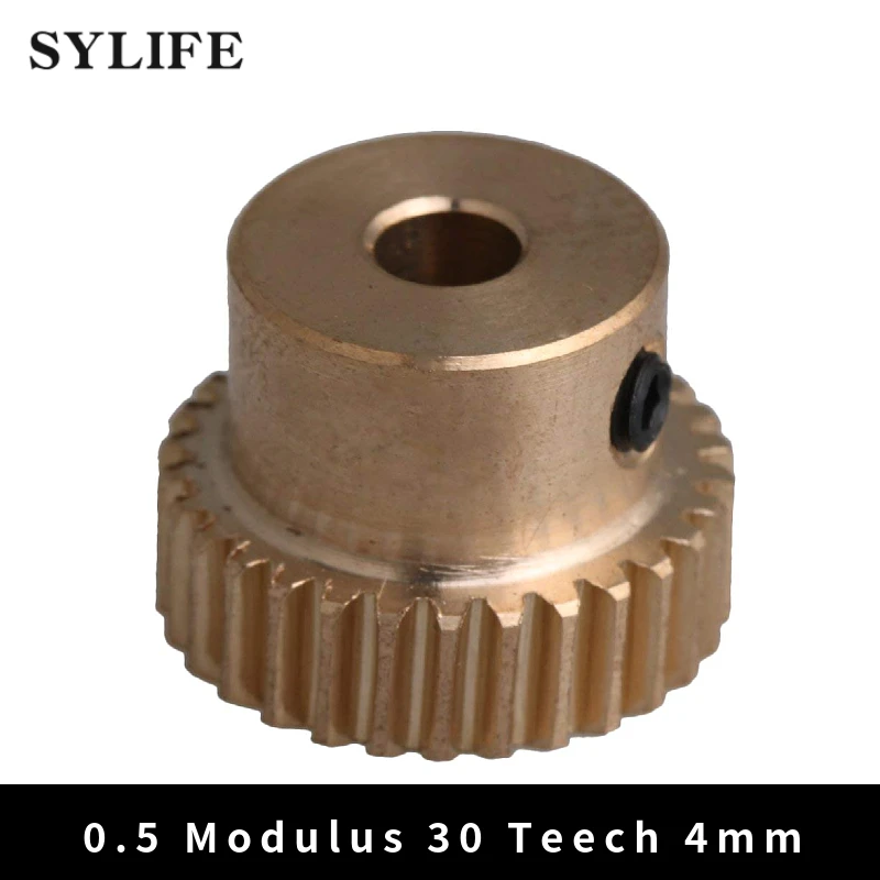 12x16x4mm Yellow 0.5 Modulus 16mm Outer Diameter 30 Teeth Brass Worm Gear Wheel Accessory for Box Shaft Driving | Обустройство дома