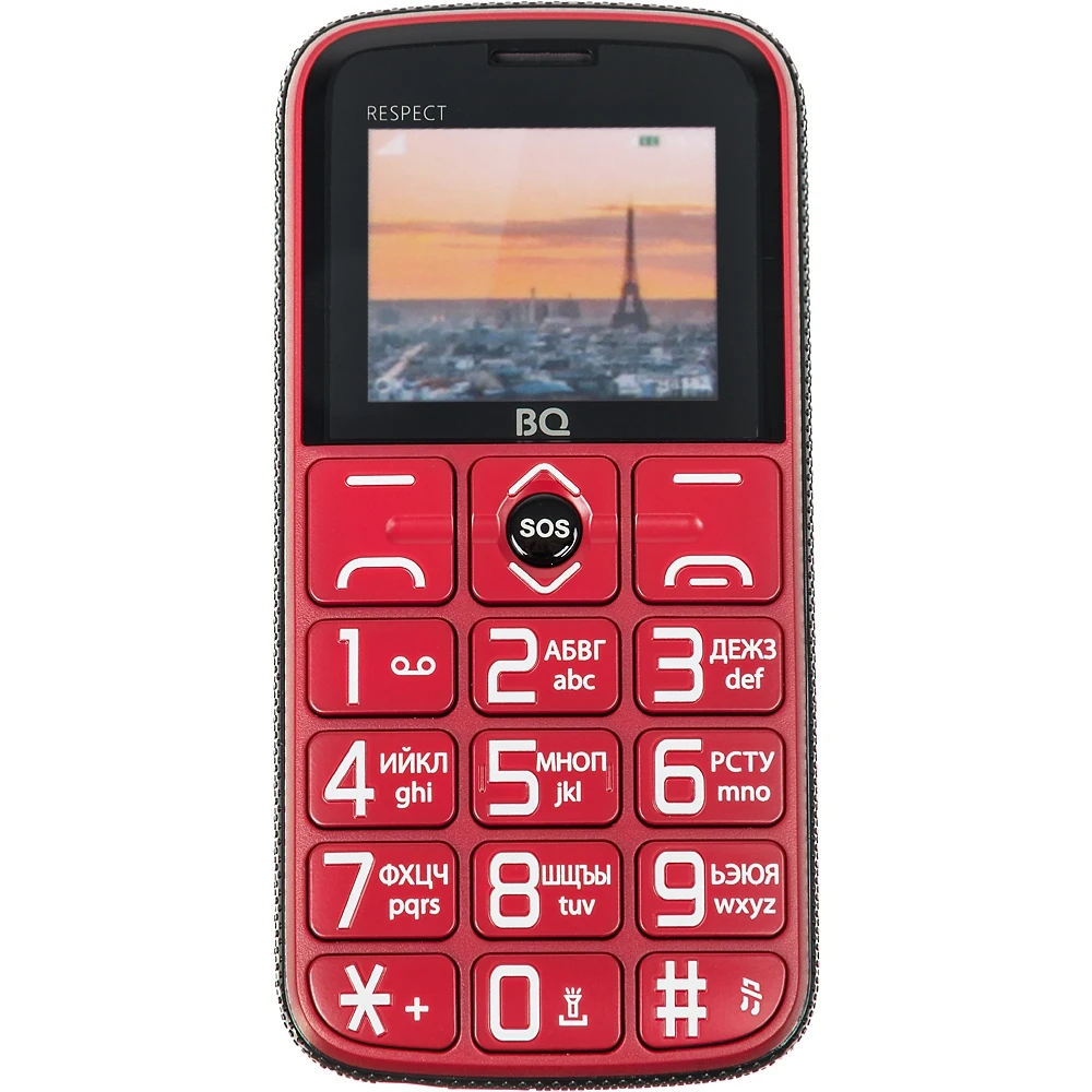 Мобильный телефон BQ Respect 1851 32Mb красный 2Sim 1.77" TN 128x160 0.08Mpix
