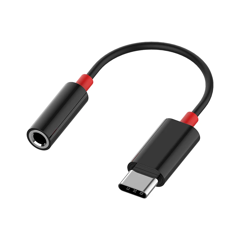 Guideray CL06T Type c to 3 5mm digital audio extension adapter cable Music sport calling earphone cable KZ ZSX ZST ZSN BL03 BL05