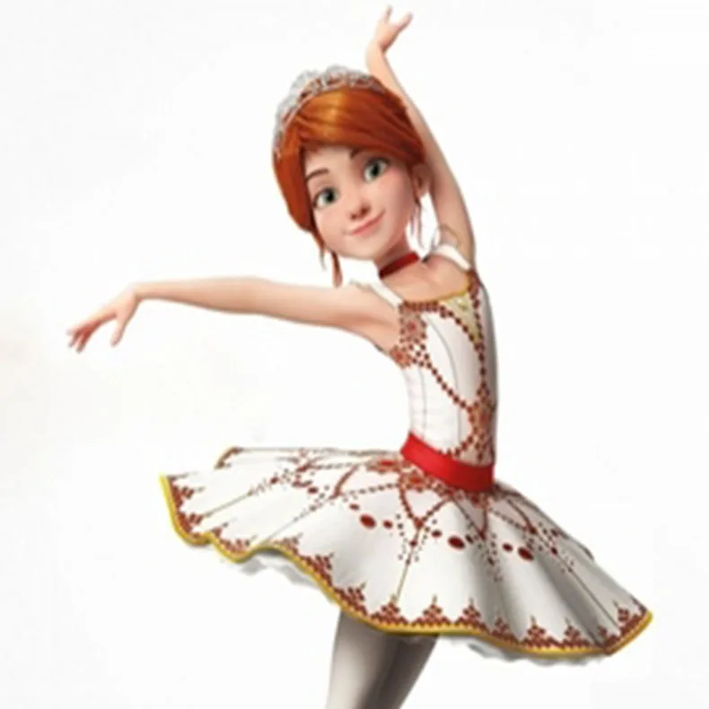 Kinder Tanzen Tuell Kleid Maedchen Ballett Hosentraeger Kleid Fitness Kleid V9L6 