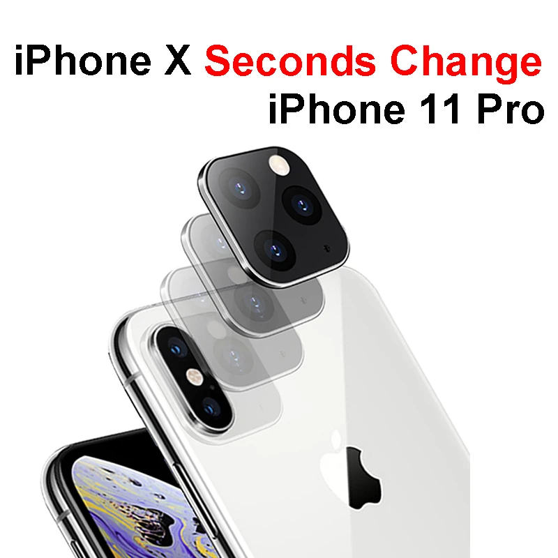 Роскошный металлический алюминиевый бампер для объектива камеры для IPhone X XS, максимальная смена секунд, 11Pro 11 PRO, максимальная Защитная крышка для объектива камеры