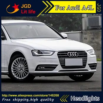 

Car styling LED HID Rio LED Audi A6L A6 headlight Head Lamp case for Audi A6L A6 headlights 2013-2016 Bi-Xenon Lens low beam