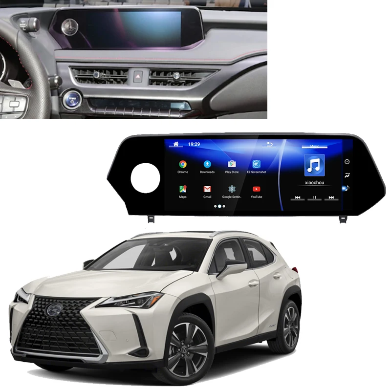 

LiisLee автомобильный мультимедийный плеер GPS аудио радио для Lexus UX 250h UX 200 ZA10 2018 ~ 2020 CarPlay Android обновление HD дисплей NAVI