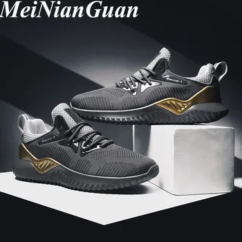 

Plus Size Men Shoe Couple Walking Shoes Fly Weaving Men's Sneakers Spring Autumn Fashion Mens Shoes Casual Hot Sale Male Shoe K5