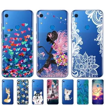 

phone case for huawei Y6s case 6.09 inch soft silicon Transparent back cover for huawei y6 S bumpre coque protective fundas cute
