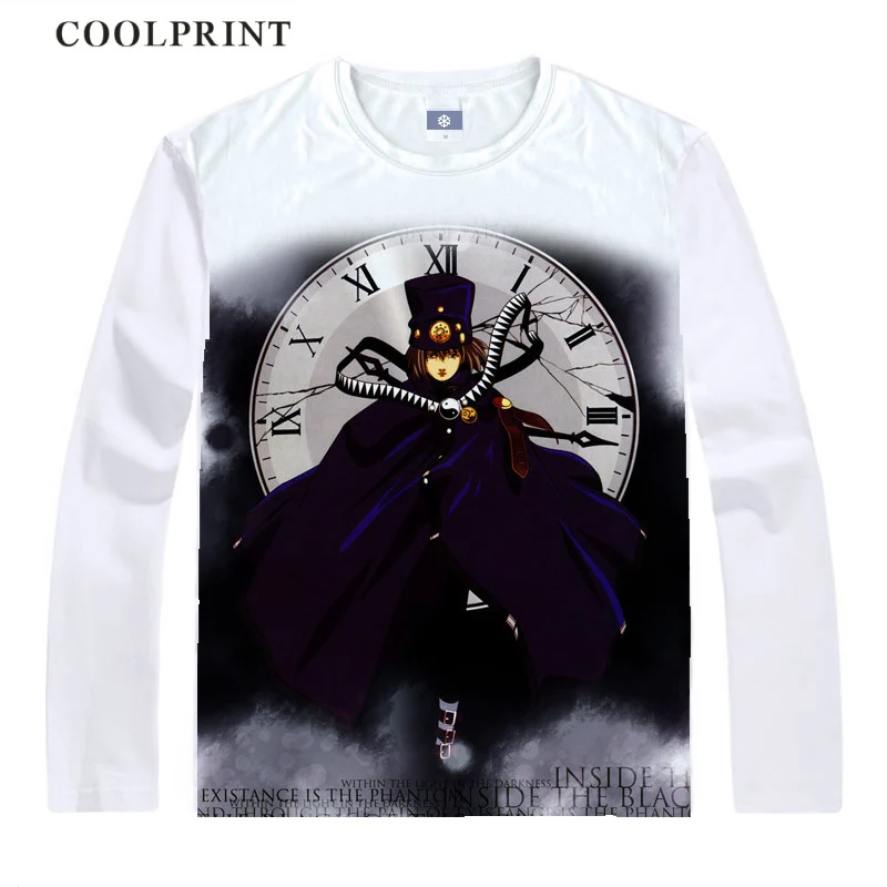 Boogiepop wa Warawanai футболка Kirima Nagi Miyashita Touka на заказ Повседневная футболка аниме цифровой винтажный принт футболки с длинными рукавами - Цвет: Style 8