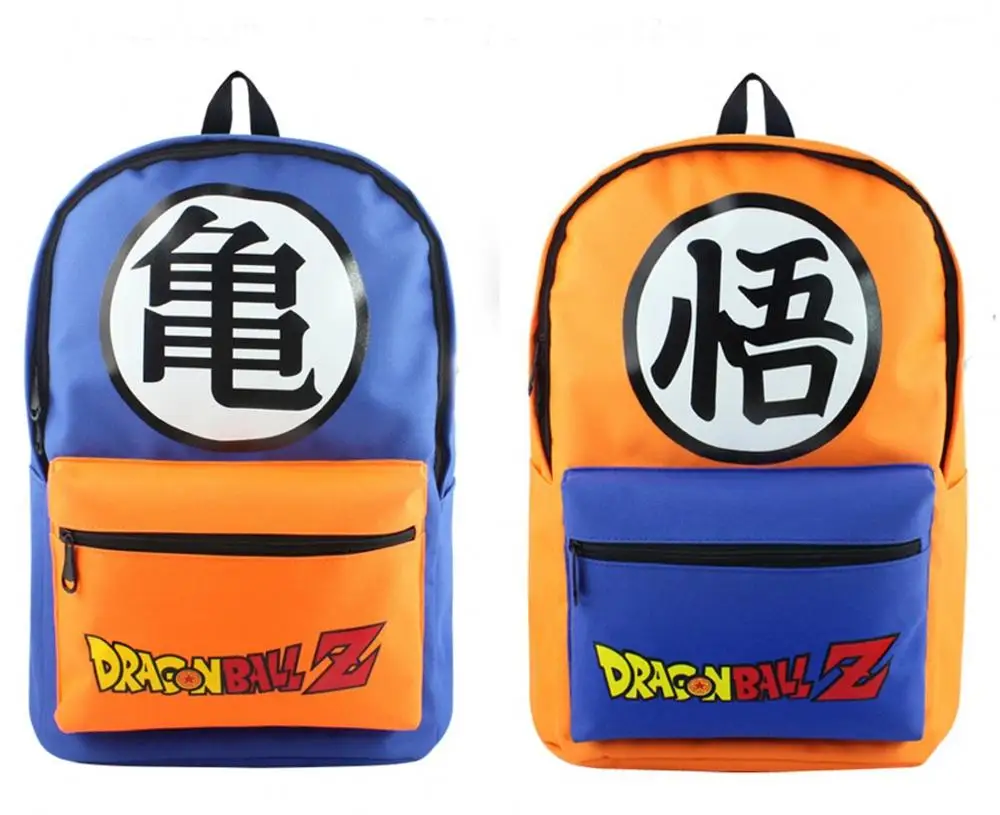 Cute Cartoon Anime Dragon Ball Backpack Canvas Schoolbag Son Goku Travel Kids Back Pack Children Laptop Bags Purse Presents New |