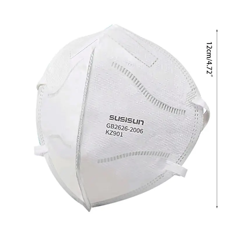 

50Pcs Dustproof Face Mask Disposable Anti Pollution Filter Earloop Respirator E65F