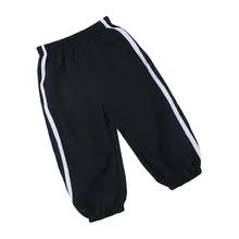 Повседневные спортивные штаны для малышей однотонные полосатые повседневные длинные штаны с защитой от комаров для мальчиков и девочек, брюки для детей,#1218