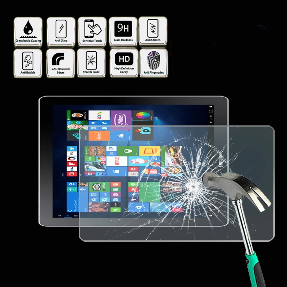 

For Samsung Galaxy Book 10.6 Inch - Tablet Tempered Glass Screen Protector Cover Screen Film Protector Guard Cover