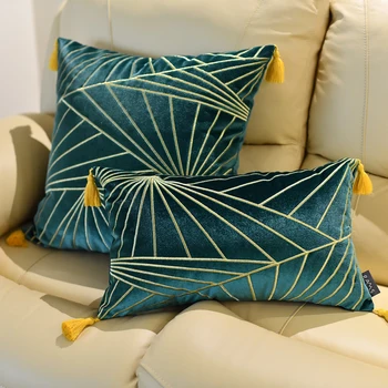 

2020 Rams Embroidered Decorative Geometric Pillow Cushion Home Decor Embroidery