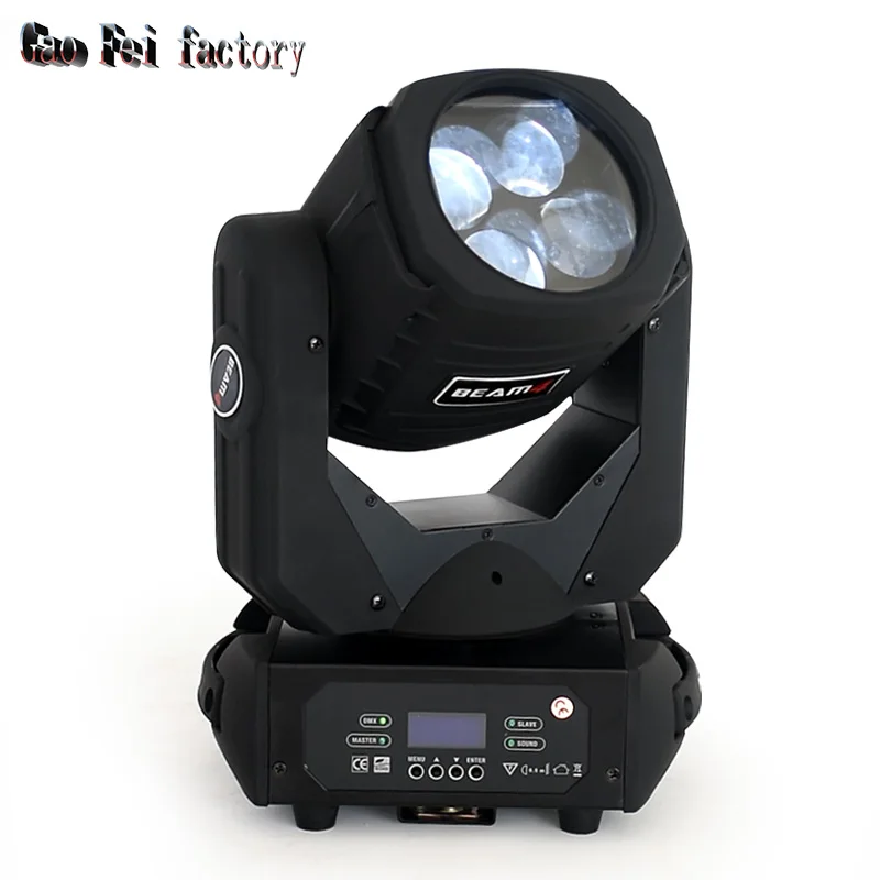 led beam moving head Светодиодный светильник для сцены, пчелиные глаза, 4x25 Вт, высокий яркий светодиодный светильник, супер луч, движущаяся головка, светильник для дискотеки, ночного клуба, DJ, бара - Цвет: led beam moving head