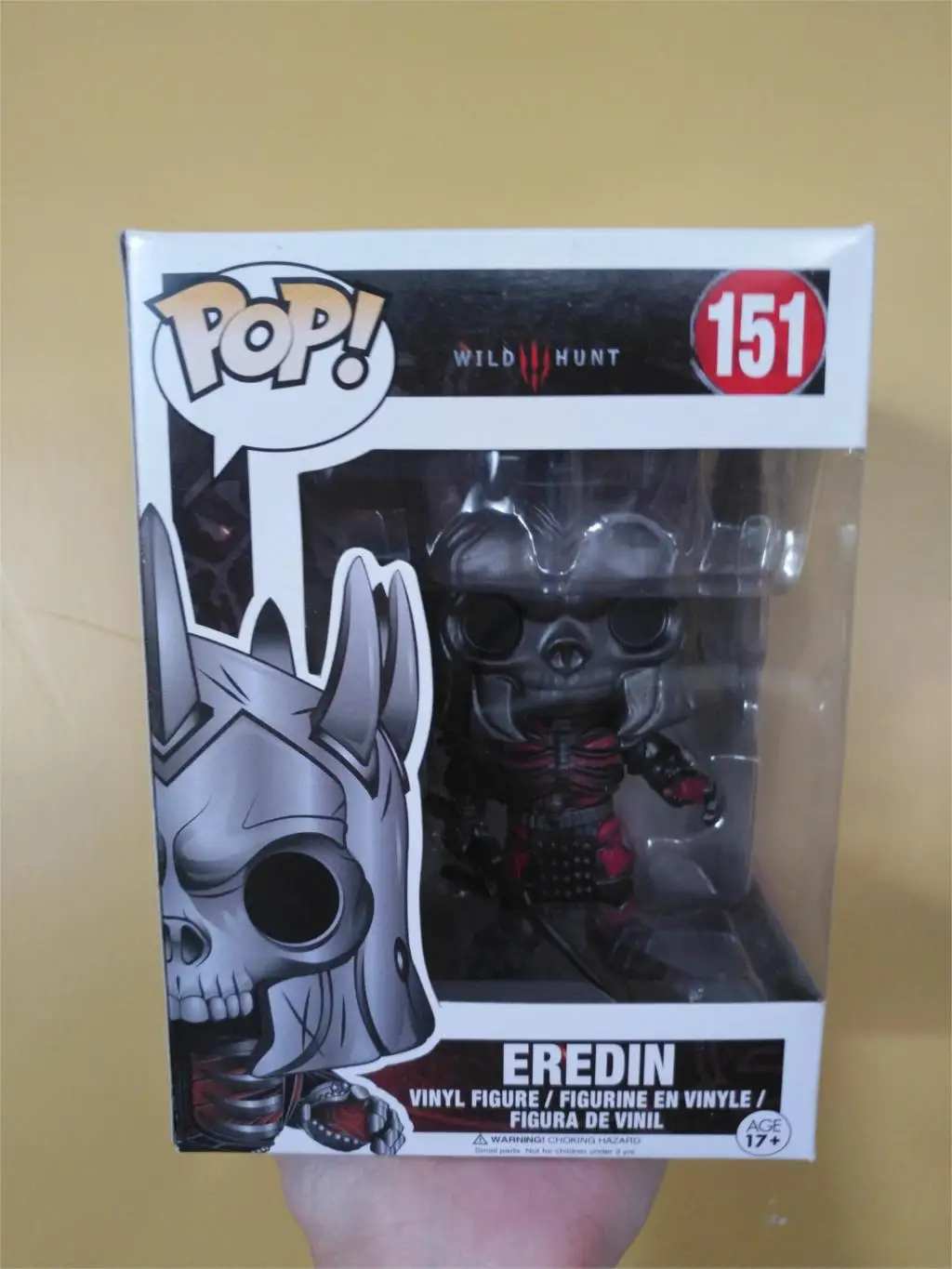 151 with box Funko Pop GERALT& CIRI& EREDIN 10 см Виниловая фигурка Коллекция Модель игрушки - Цвет: 151 with box