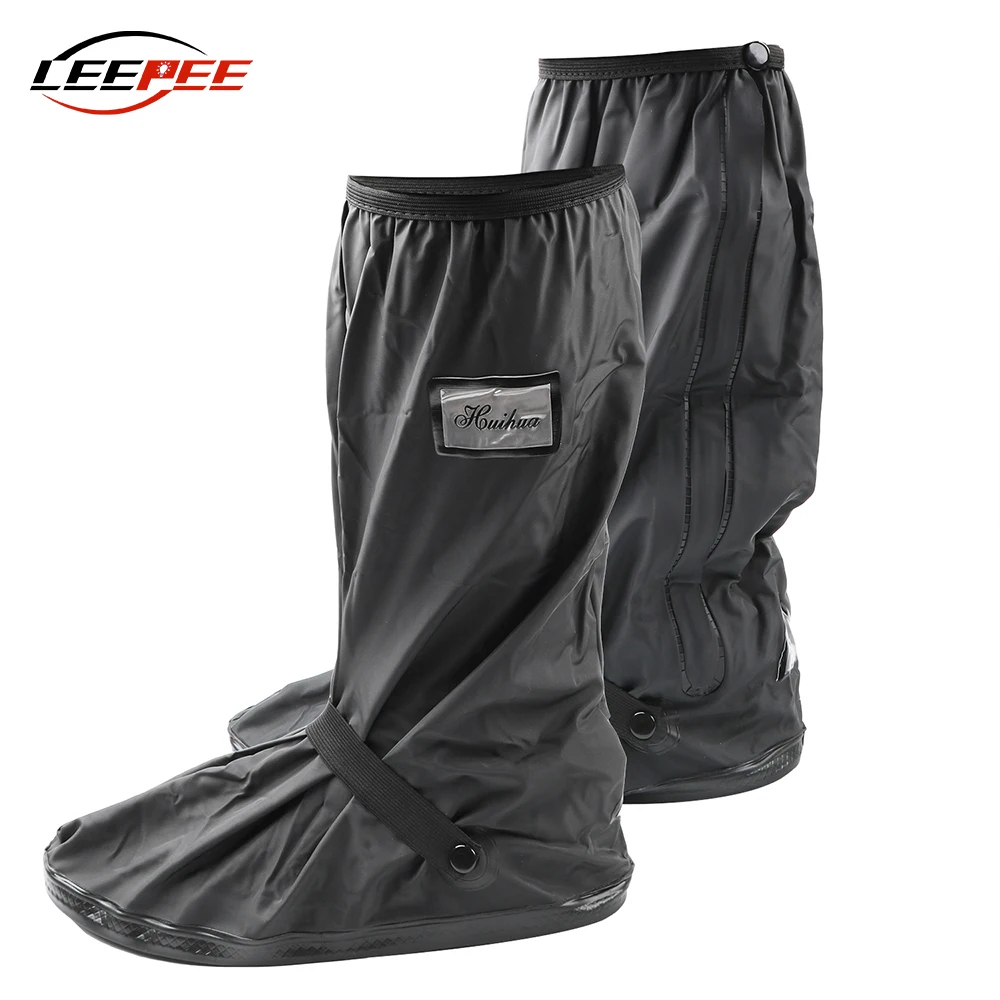 Pit Dirt Bike Motorcycle Boots Shoes Cover Botas Plus Size XL Rainy Snow Protection Waterproof Footwear Motorbike Accessories