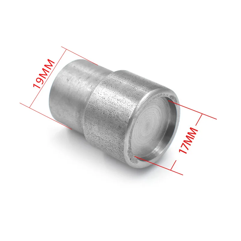 17MM 10 мм/12,5 мм/15 мм/17 мм/20 мм защелки формы. Ручное нажатие кнопки машины. Инструмент для установки кнопок. Металлические формы для заклепок - Color: 17MM