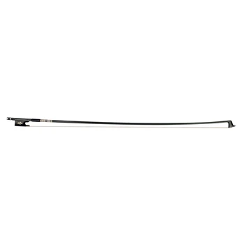 

Carbon Fiber Violin Bow 4/4 Green Wire Twine Copper Mounted Ebony Frog Mongolia Horse Hair