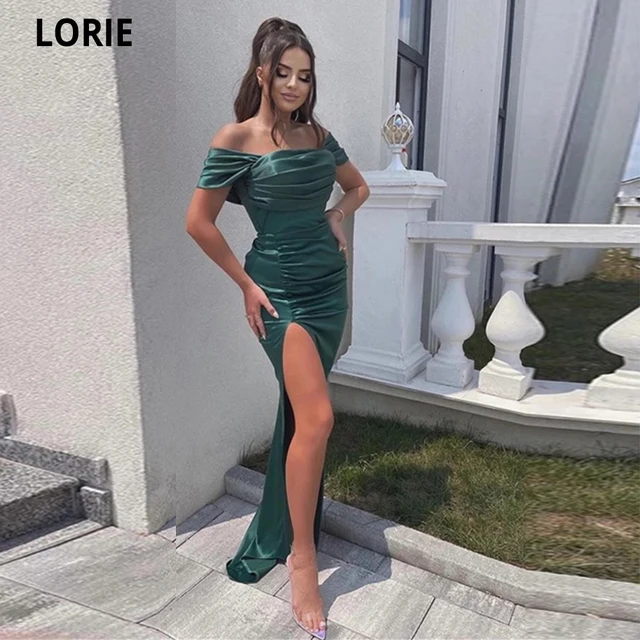 emerald cocktail dress
