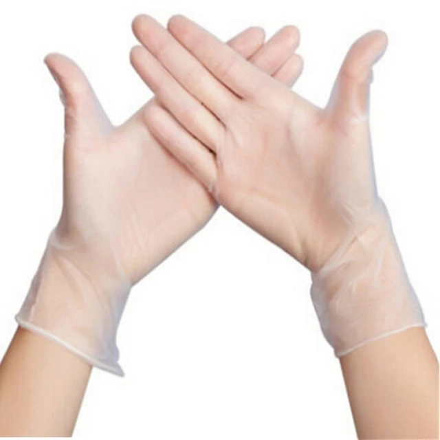 Gants de poulet transparents en TPE sans latex, coordonnants, acide,  sécurité au travail, qualité alimentaire, ménage, livres, 100 pièces -  AliExpress