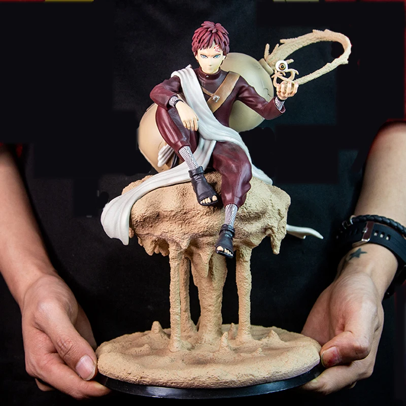 Экшн-фигурка Deluxe Anime GK Gaara статуя из ПВХ сидящий песок облако отличная